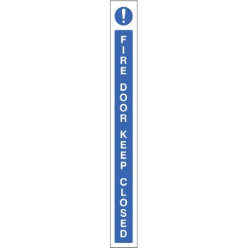 Fire Door Keep Closed - Door Edge Sign Fire Door Keep Closed - Door Edge Sign