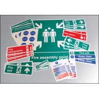 Fire Safety Signs Kit Fire Safety Signs Kit