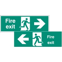 Double Sided Large Fire Exit - Left / Right Double Sided Large Fire Exit - Left / Right