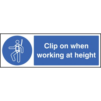 Clip On When Working At Height Clip On When Working At Height