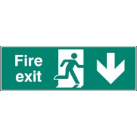 Double Sided Large Fire Exit - Down Double Sided Large Fire Exit - Down