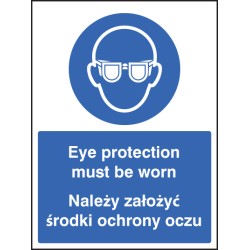 Eye Protection Must be Worn (English / Polish) - TESTTTTT!!!!! Eye Protection Must be Worn (English / Polish) - TESTTTTT!!!!!