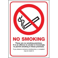 These Are No Smoking Premises - (Scotland) These Are No Smoking Premises - (Scotland)