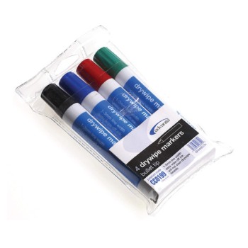 Dry Wipe Markers (Pack of 4 Colours) - TESTTTTT!!!!! 