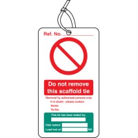 Scaffold Tie Test - Double Sided Tags (Pack of 10) - TESTTTTT!!!!! Scaffold Tie Test - Double Sided Tags (Pack of 10) - TESTTTTT!!!!!