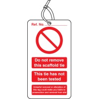 Scaffold Tie Do Not Remove - Double Sided Tags (Pack of 10) - TESTTTTT!!!!! Scaffold Tie Do Not Remove - Double Sided Tags (Pack of 10) - TESTTTTT!!!!!