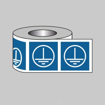 Earth Labels - Blue Earth Labels - Blue