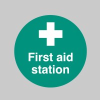First Aid Station - Floor Graphic First Aid Station - Floor Graphic