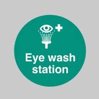 Eye Wash Station - Floor Graphic Eye Wash Station - Floor Graphic