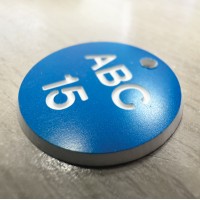 Single Engraved Valve Tag Single Engraved Valve Tag