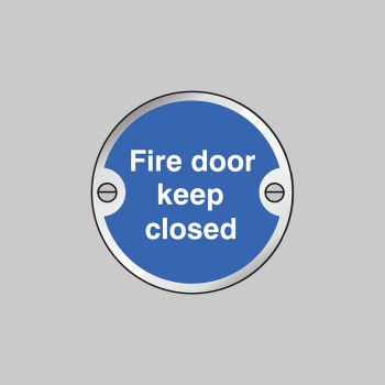 Fire Door Keep Closed Disc Fire Door Keep Closed Disc
