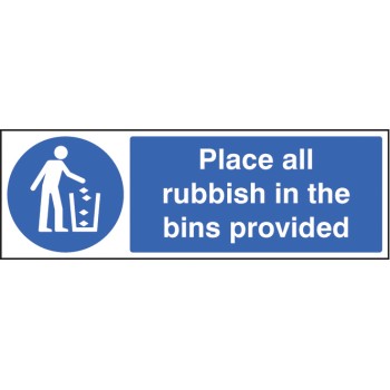 Place All Rubbish in Bins Provided - TESTTTTT!!!!! Place All Rubbish in Bins Provided - TESTTTTT!!!!!