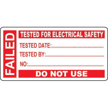 Failed - PAT Test Write On Labels (Roll of 250) - TESTTTTT!!!!! Failed - PAT Test Write On Labels (Roll of 250) - TESTTTTT!!!!!