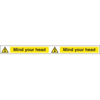 Mind Your Head - Self Adhesive Vinyl - 400 x 35mm - TESTTTTT!!!!! Mind Your Head - Self Adhesive Vinyl - 400 x 35mm - TESTTTTT!!!!!
