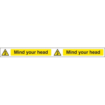 Mind Your Head - Self Adhesive Vinyl - 400 x 35mm - TESTTTTT!!!!! 
