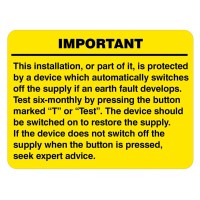 RCD Test - Labels - TESTTTTT!!!!! RCD Test - Labels - TESTTTTT!!!!!