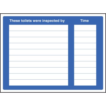 These Toilets Were Inspected (Space for Details) - TESTTTTT!!!!! 