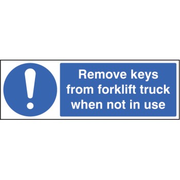 Remove Keys from Forklift Truck When Not in Use - TESTTTTT!!!!! 