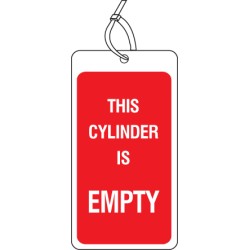 This Cylinder Is Empty - Safety Tag (Pack of 10) - TESTTTTT!!!!! 