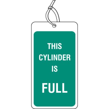 This Cylinder Is Full - Safety Tag (Pack of 10) - TESTTTTT!!!!! This Cylinder Is Full - Safety Tag (Pack of 10) - TESTTTTT!!!!!