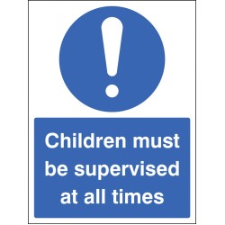 Children Must be Supervised At All Times Children Must be Supervised At All Times