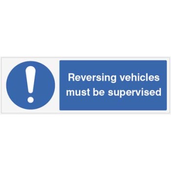 Reversing Vehicles must be Supervised Reversing Vehicles must be Supervised