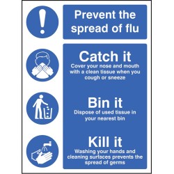 Prevent the Spread of Flu - Catch it Bin it Kill It Prevent the Spread of Flu - Catch it Bin it Kill It