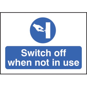 Switch Off When Not in Use - Label - TESTTTTT!!!!! Switch Off When Not in Use - Label - TESTTTTT!!!!!