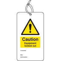 Lockout Tag - Caution - Equipment Locked Out (Pack of 10) - TESTTTTT!!!!! Lockout Tag - Caution - Equipment Locked Out (Pack of 10) - TESTTTTT!!!!!