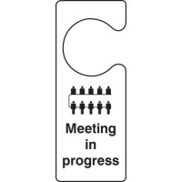 Meeting in Progress - Door Hanger - TESTTTTT!!!!! Meeting in Progress - Door Hanger - TESTTTTT!!!!!