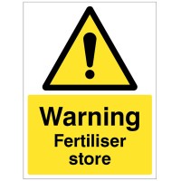Warning - Fertiliser Store Warning - Fertiliser Store