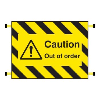 Door Screen Sign - Caution - Out of Order - TESTTTTT!!!!! 