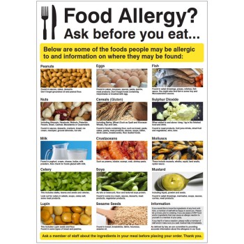 Food Allergy - Poster Food Allergy - Poster