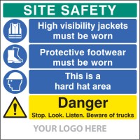 Hi Vis - Footwear - Hard Hat - Stop, Look, Listen - Add Logo - Site Saver - TESTTTTT!!!!! Hi Vis - Footwear - Hard Hat - Stop, Look, Listen - Add Logo - Site Saver - TESTTTTT!!!!!