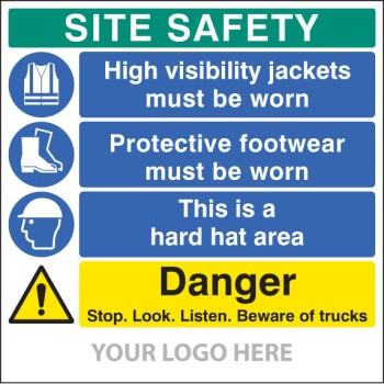 Hi Vis - Footwear - Hard Hat - Stop, Look, Listen - Add Logo - Site Saver - TESTTTTT!!!!! Hi Vis - Footwear - Hard Hat - Stop, Look, Listen - Add Logo - Site Saver - TESTTTTT!!!!!
