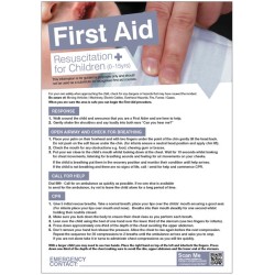 Resuscitation for Children - First Aid Poster - TESTTTTT!!!!! Resuscitation for Children - First Aid Poster - TESTTTTT!!!!!