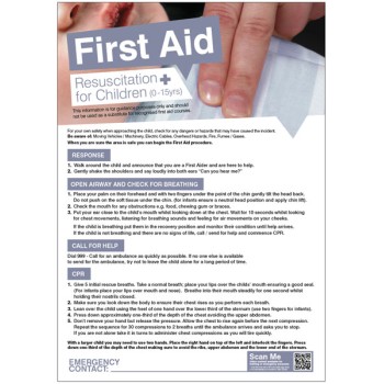 Resuscitation for Children - First Aid Poster - TESTTTTT!!!!! Resuscitation for Children - First Aid Poster - TESTTTTT!!!!!