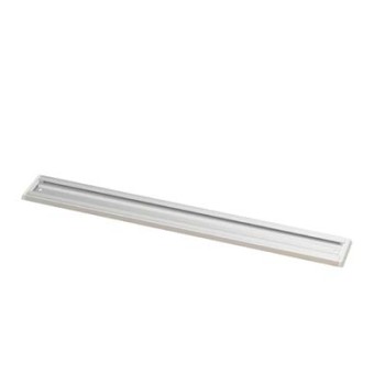 Aluminium Channelled Hanging Rail with Blue End Caps Aluminium Channelled Hanging Rail with Blue End Caps