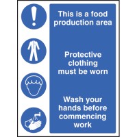 Food Production Area / Protective Clothing / Wash Hands - TESTTTTT!!!!! 