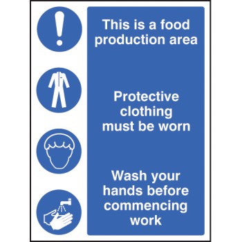 Food Production Area / Protective Clothing / Wash Hands - TESTTTTT!!!!! 
