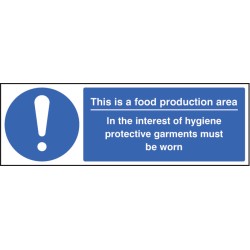 Food Production Area PPE Garments Must be Worn - TESTTTTT!!!!! Food Production Area PPE Garments Must be Worn - TESTTTTT!!!!!