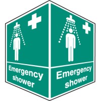 Emergency Shower - Projecting Sign - TESTTTTT!!!!! Emergency Shower - Projecting Sign - TESTTTTT!!!!!
