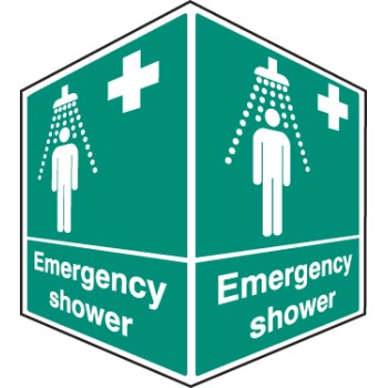 Emergency Shower - Projecting Sign - TESTTTTT!!!!! Emergency Shower - Projecting Sign - TESTTTTT!!!!!