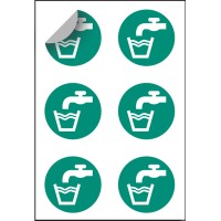 Drinking Water Labels (Sheet of 6) - TESTTTTT!!!!! 