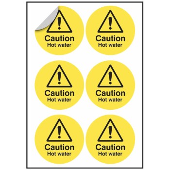 Caution - Hot Water Labels - TESTTTTT!!!!! Caution - Hot Water Labels - TESTTTTT!!!!!