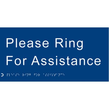 Braille - Please Ring for Assistance - TESTTTTT!!!!! Braille - Please Ring for Assistance - TESTTTTT!!!!!