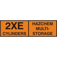 2XE Multi Cylinder Storage Placard Aluminium - Retro-Reflective - TESTTTTT!!!!! 2XE Multi Cylinder Storage Placard Aluminium - Retro-Reflective - TESTTTTT!!!!!