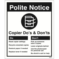 Photocopier - Do's & Don'ts Photocopier - Do's & Don'ts