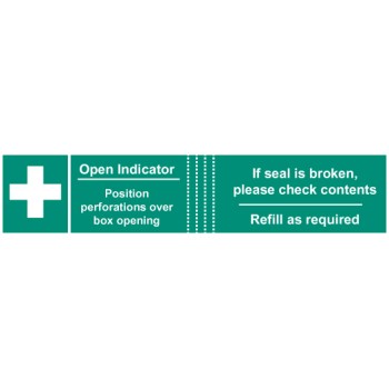 First Aid Box Tamper Labels (Pack of 50) - TESTTTTT!!!!! First Aid Box Tamper Labels (Pack of 50) - TESTTTTT!!!!!