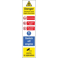 Danger - Petroleum Spirit Multi-Message - TESTTTTT!!!!! Danger - Petroleum Spirit Multi-Message - TESTTTTT!!!!!